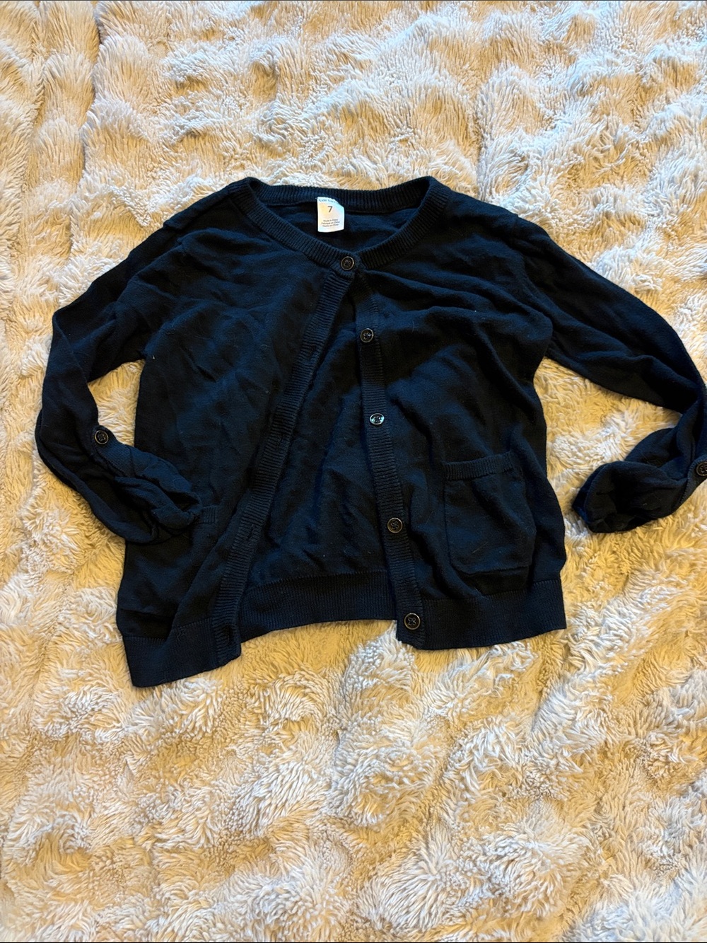 Carter's Black Button-Front girls Cardigan